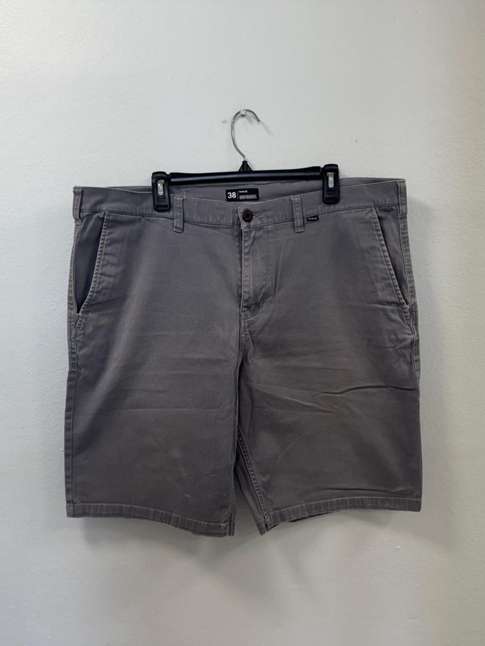 Hurley Men's Gray Flat Front Shorts